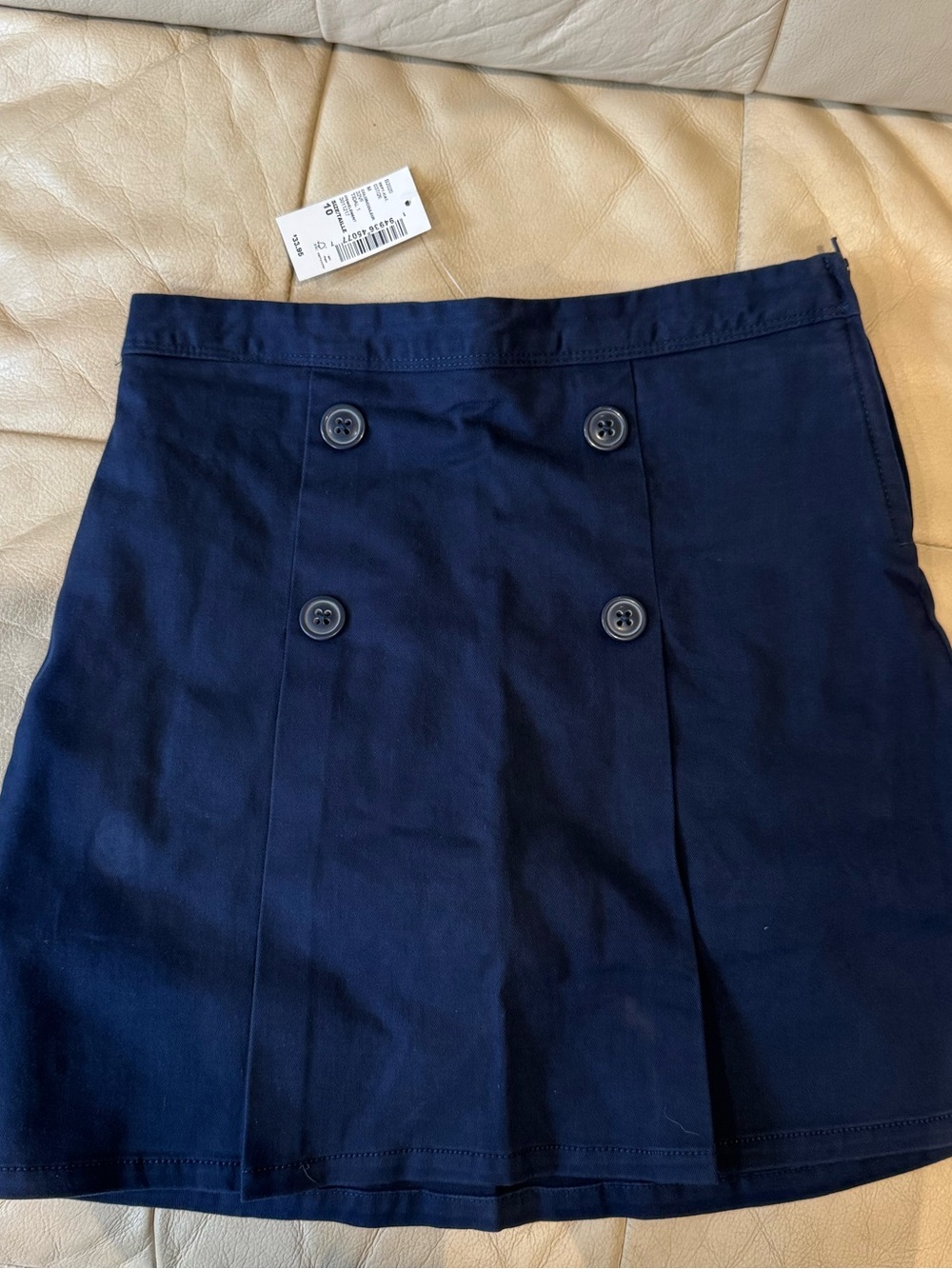 The Children's Place Navy Double-Button Skirt